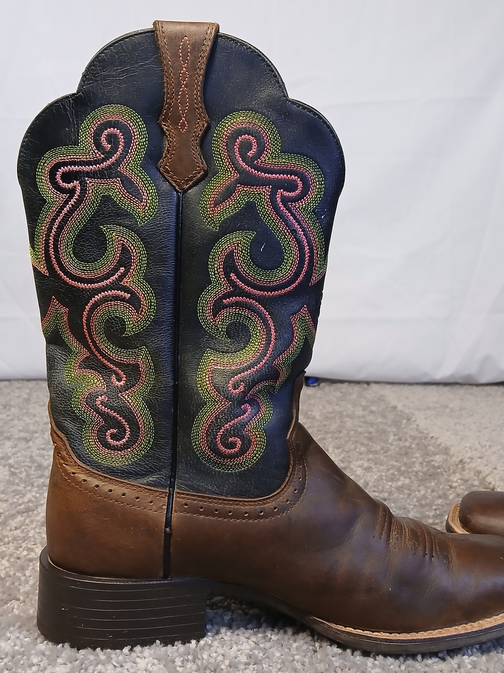 Ariat Women's Quickdraw Western Cowgirl Boots - Size 9B - Picture 5 of 16